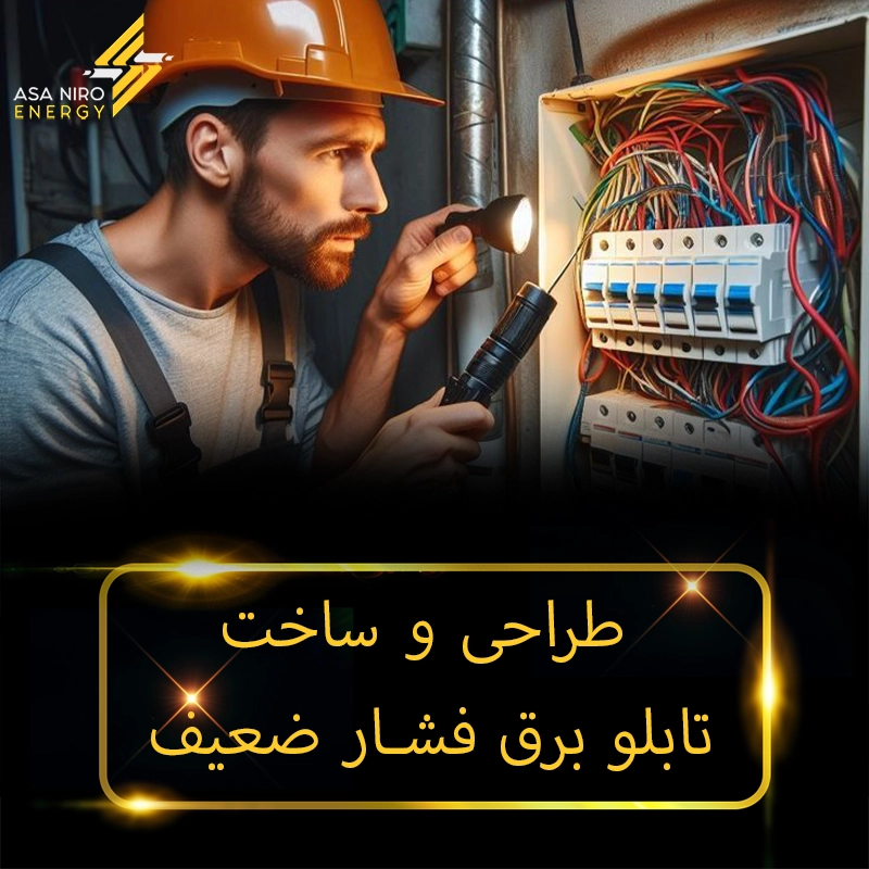 طراحی و ساخت تابلو برق فشار ضعیف